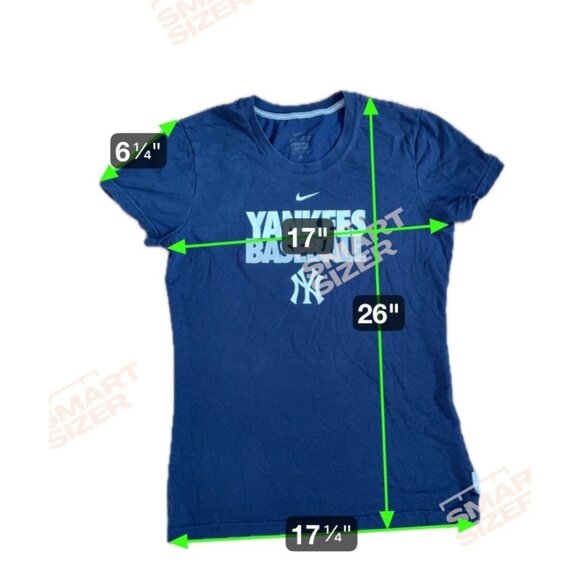 Nike Yankees Shirt Womens Med? MLB Baseball Dri-FIT Blue T-Shirt - Picture 8 of 8